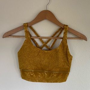 Lululemon Energy Bra Long Line Ice Dye